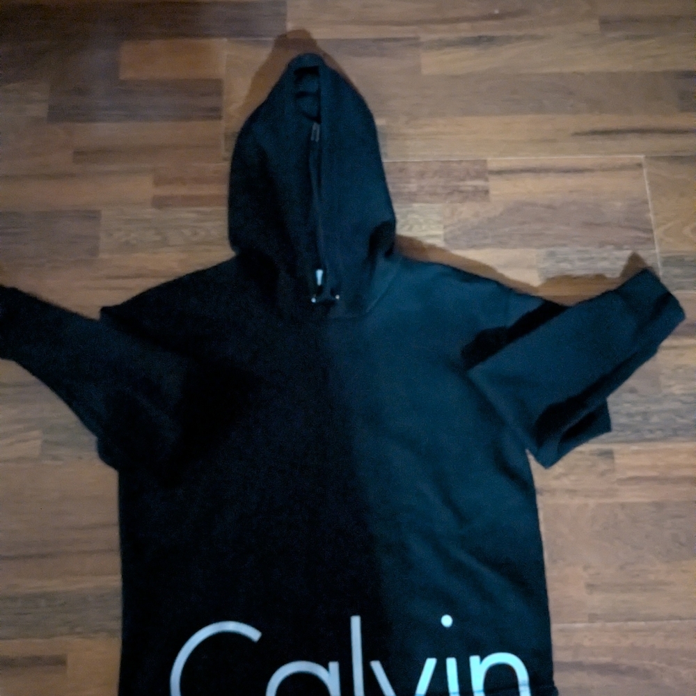 Calvin Klein Black Men's Hoodie Sweatshirt